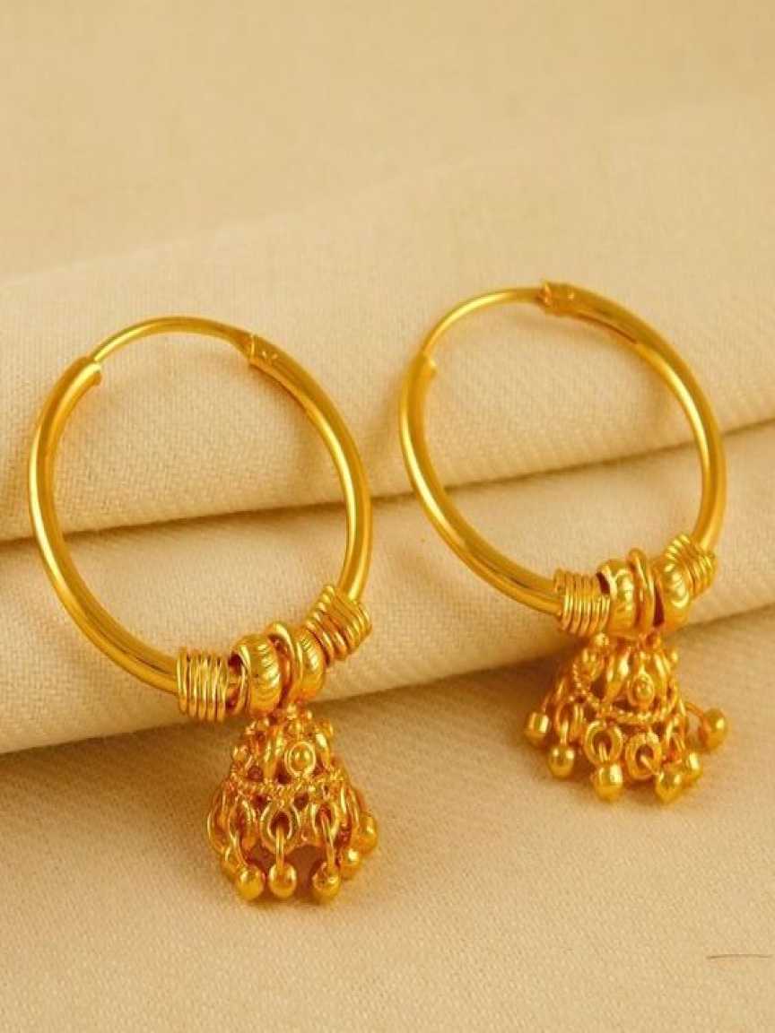 EARRINGS(BALI) IN GOLD EARRINGS STYLE | DESIGN - BL003