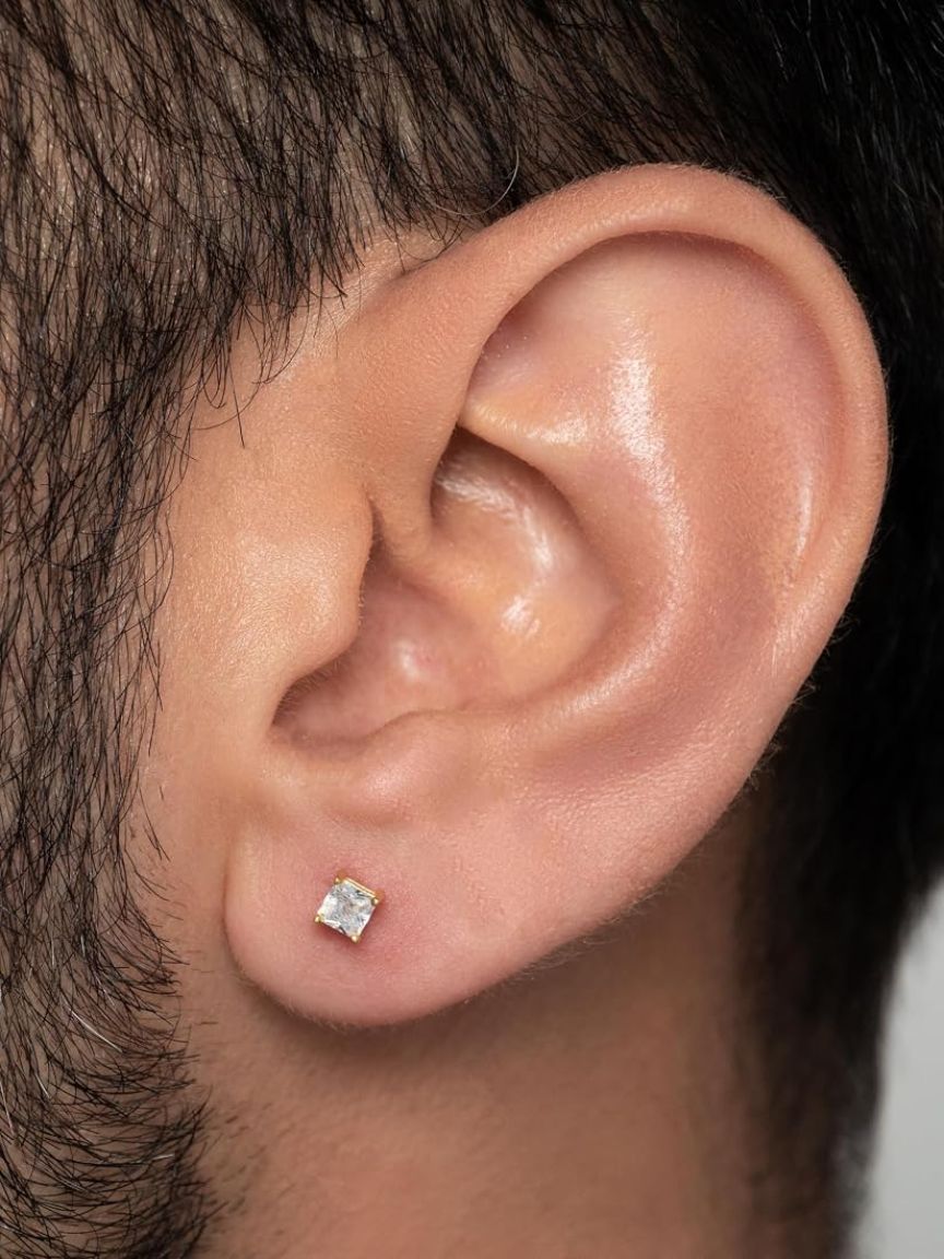 BALI IN MENS GOLD DIAMOND BALI STYLE | DESIGN - 676
