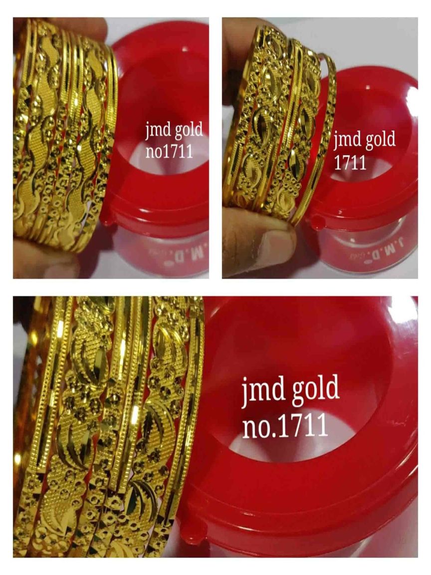 BANGLES PURE GOLD PLATED IN MEENA STYLE | DESIGN - 12345