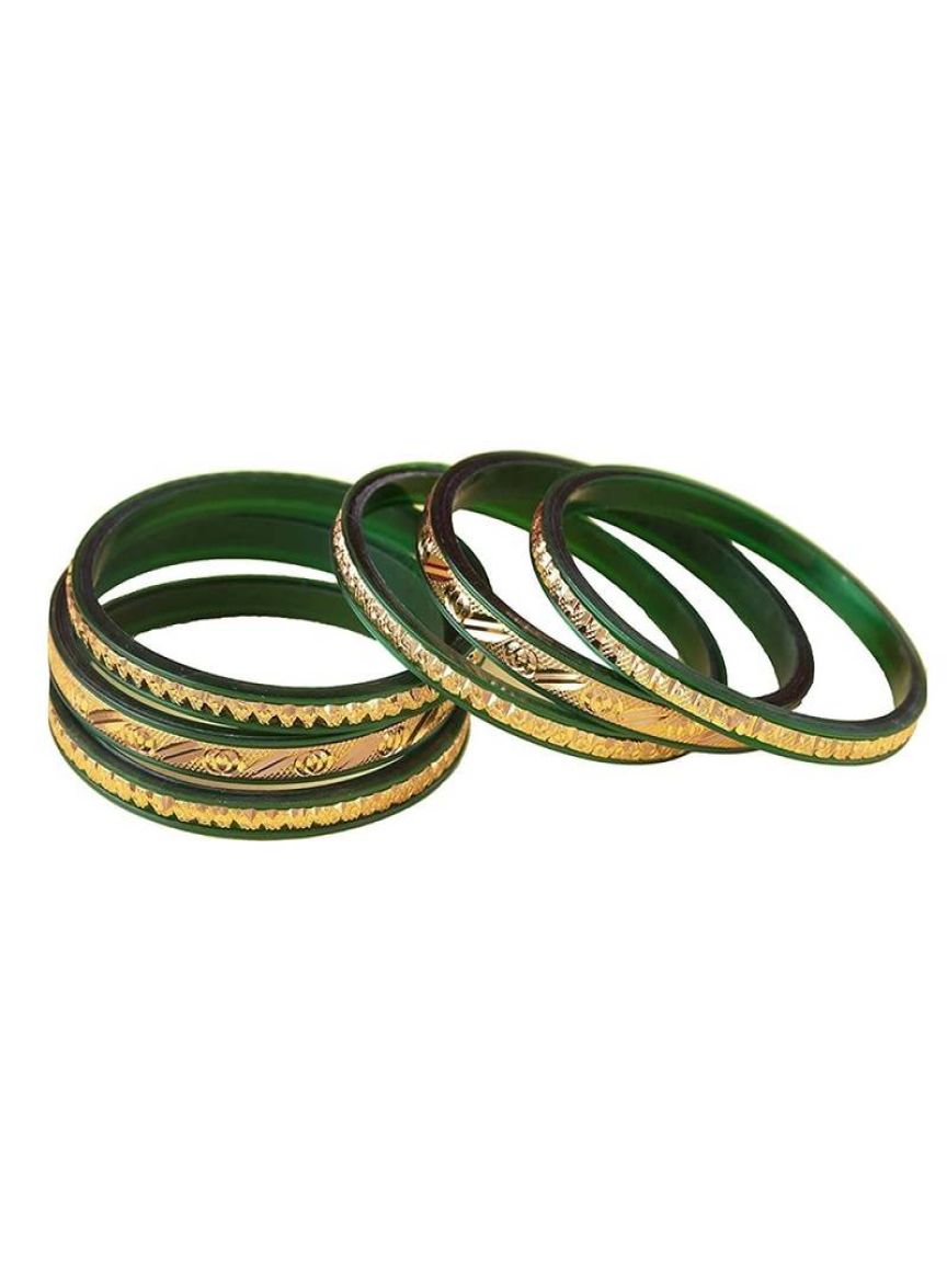 BANGLES PURE GOLD PLATED IN MEENA STYLE | DESIGN - 2