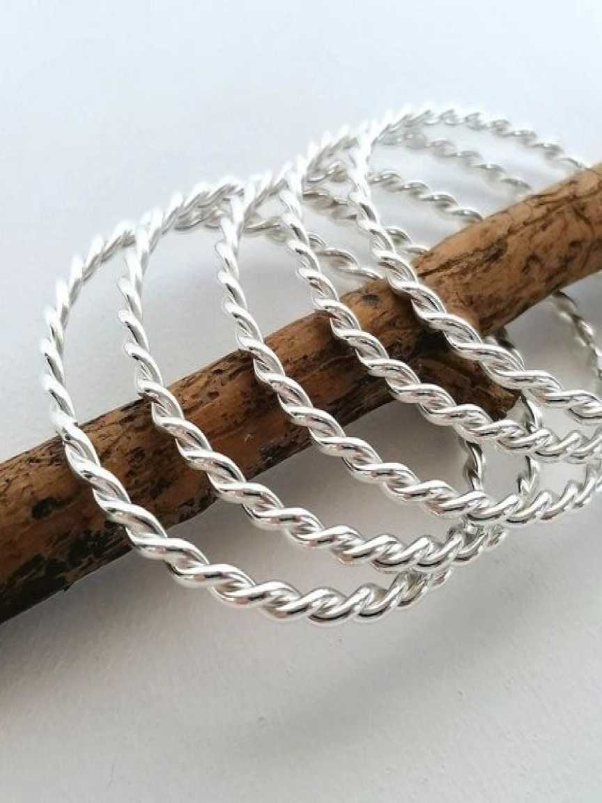 BANGLES PURE GOLD PLATED IN ROSE GOLD BANGLES STYLE | DESIGN - RG005