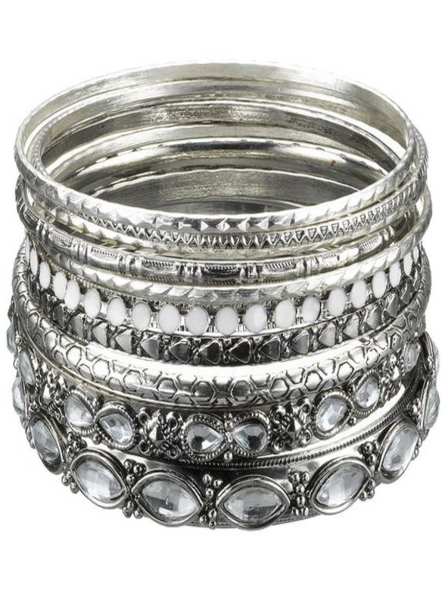 BANGLES PURE GOLD PLATED IN SILVER BANGLES STYLE | DESIGN - SIL1